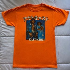 HotTopic OutKast Short Sleeve Tee- Orange